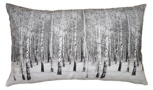 Obliečka na vankúš so zasneženými stromami - 30*50 cm - Clayre & Eef