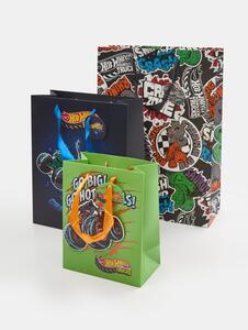 Sinsay - Súprava 3 darčekových tašiek Hot Wheels - viacfarebná