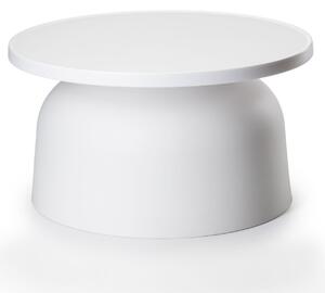 HowHomely Konferenčný stolík OTTO 37 cm biely