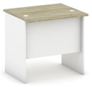 Kancelársky pracovný stôl MIRELLI A+, rovný, dĺžka 800 mm, orech