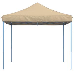 Skladací pop-up párty stan béžový 292x292x315 cm