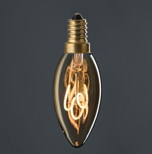 Jantárová dizajnová žiarovka Led Amber - 3,5*10 cm / E14 - J-Line by Jolipa