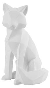 Matne biela soška PT LIVING Origami Fox, výška 26 cm
