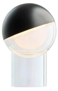 FRANDSEN stolová LED lampa Pila, čierna, 20 cm, stmievateľná, Čierna, Obývacia izba / jedáleň, Plast, Moderný, Stolová lampa