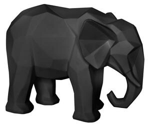 Matne čierna soška PT LIVING Origami Elephant