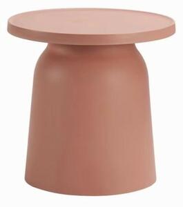 HowHomely Konferenčný stolík OTTO 46 cm pudrovo ružový