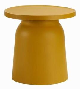 HowHomely Konferenčný stolík OTTO 46 cm žltý