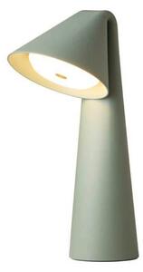 FRANDSEN stolová LED lampa Ami, zelená, 32 cm, stmievateľná, Zelená, Obývacia izba / jedáleň, kov, Moderný, Stolová lampa
