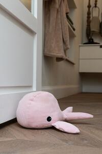 Biela dverná zarážka veľryba Whale - 20*31*17cm - J-Line by Jolipa