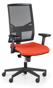 Kancelárska stolička OMNIA, oranžová