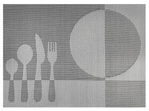 Prestieranie Food sivá, 30 x 45 cm, sada 4 ks