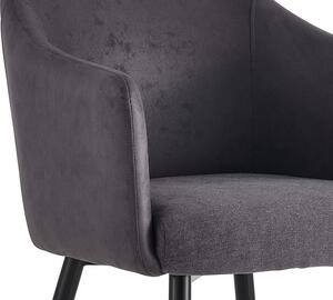 Jedálenská stolička Colon, tmavo šedá vintage