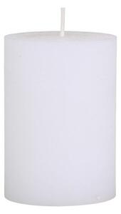 Biela široká sviečka Rustic pillar white - Ø 7*10cm/ 40h - Chic Antique