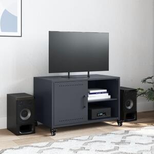 TV skrinka antracitová 68x39x43,5 cm oceľ