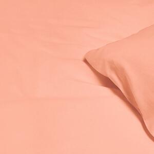 Goldea bavlnené posteľné obliečky - lososové 140 x 200 a 70 x 90 cm