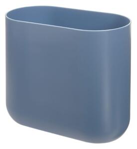 Modrý odpadkový kôš iDesign Slim Cade, 6,5 l