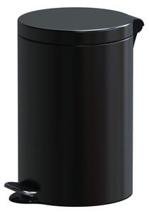 Nášľapný odpadkový kôš, 12 L, lakovaný čierny