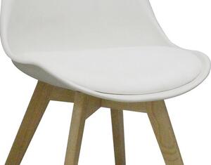 Jedálenská stolička Larsson, biela