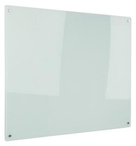 Sklenená magnetická tabuľa na stenu, biela, 600 x 900 mm