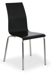 Drevená jedálenská stolička BELLA, čierna