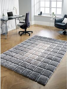 Sivý koberec Flair Rugs Cube, 80 x 150 cm