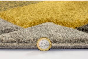 Sivo-žltý koberec Flair Rugs Nimbus, 120 × 170 cm