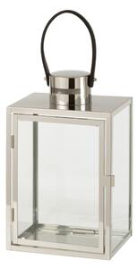 Strieborný kovový lampáš Recin - 21*15*43cm - J-Line by Jolipa