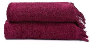 Sada 2 červených uterákov zo 100% bavlny Selection, 50 × 90 cm