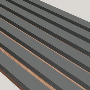 Lamely 3D Stenová lamela 3D - Lamela Diamantová sivá + MDF doska Dub jesenný
