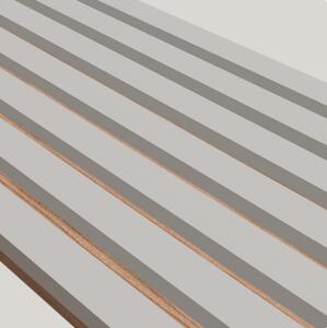 Lamely 3D Stenová lamela 3D - Lamela Perleťová sivá + MDF doska Dub jesenný