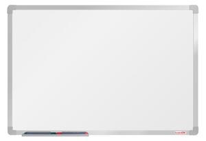 Biela magnetická popisovacia tabuľa boardOK, 600 x 900 mm, eloxovaný rám