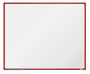 Biela magnetická popisovacia tabuľa boardOK, 1500 x 1200 mm, červený rám