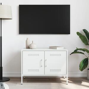 TV skrinka biela 68x39x50,5 cm oceľ