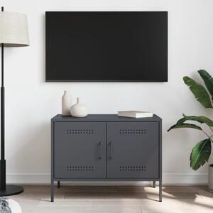 TV skrinka antracitová 68x39x50,5 cm oceľ