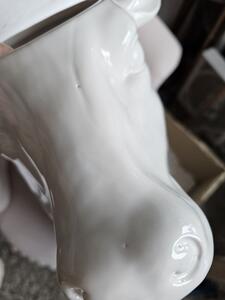 Keramická úložná dóza Cow - 25*24*20 cm - Clayre & Eef