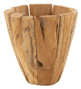 Drevený obal na kvetináč z tíkového dreva Jack - Ø 35*40 cm - J-Line by Jolipa