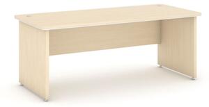 Kancelársky písací stôl ARRISTO LUX, rovný, dĺžka 2000 mm, breza
