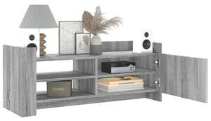 TV skrinka sivý dub sonoma 100x35x40 cm spracované drevo