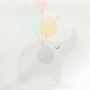 New Baby Detské rozkladacie kresielko Elephant, sivá