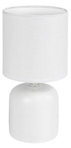 Biela stolová lampa Daphni pre žiarovku E14 – LED lampičky a baterky > Stolové LED lampičky