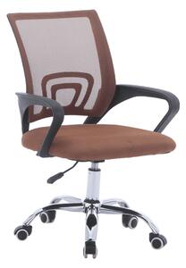 Kancelárska stolička, hnedá/čierna, DEX 2 NEW