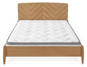 Dvojlôžková posteľ Woodman Farsta Herringbone, 140 × 200 cm