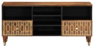 TV skrinka 100x33x46 cm, mangový masív