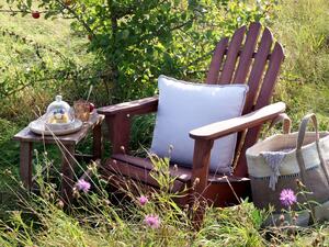 Hnedé drevené záhradné kreslo Adirondack - 73*87*97 cm - Chic Antique