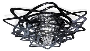 Stropné Lampa Slamp, Aurora, stmievateľné, Čierna, Obývacia izba, Plast, Dizajnový