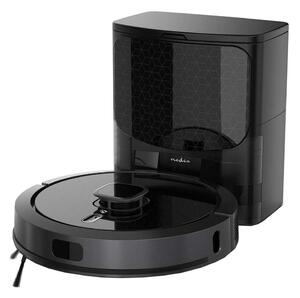 Nedis WIFIVCL002CBK - Inteligentný robotický vysávač s mopom Wi-Fi Tuya čierna + DO