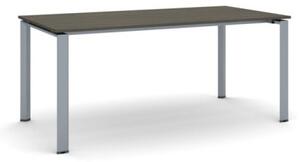 Rokovací stôl INFINITY so sivostriebornou podnožou 1800 x 900 x 750 mm, wenge