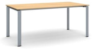 Rokovací stôl INFINITY so sivostriebornou podnožou 1800 x 900 x 750 mm, buk