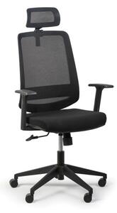 Kancelárska stolička RICH, čierna