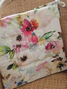 Vonkajší podsedák s výplňou a kvetmi - 40*40*3 cm - Mars & More